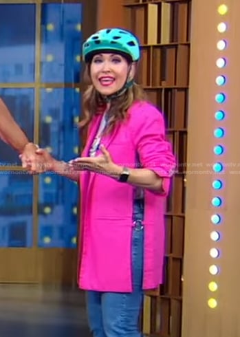 Lori’s pink side-ring blazer on Good Morning America