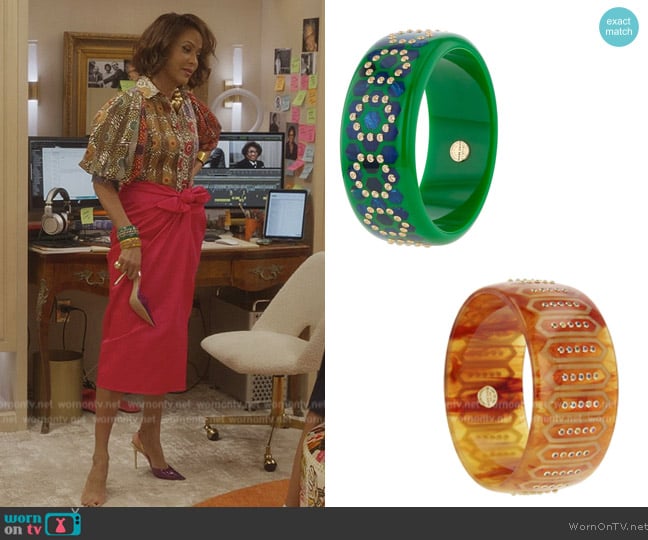 Mark Davis Finn III Bangle worn by Lisa Todd Wexley (Nicole Ari Parker) on And Just Like That