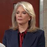 Marlena’s red striped blouse on Days of our Lives
