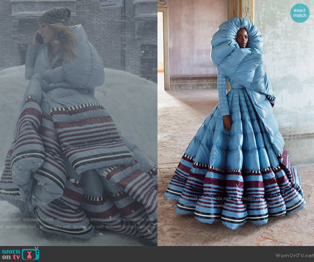 Moncler X Piccioli 2019 Fall Collection worn by Carrie Bradshaw (Sarah Jessica Parker) on And Just Like That