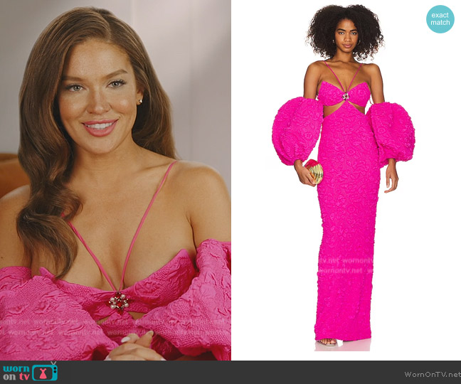 Patbo Maxi with Removable Sleeves worn by Brynn Whitfield on The Real Housewives of New York City