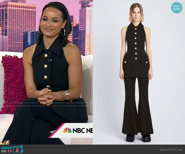 Proenza Schouler Viscose Suiting Vest worn by Sai De Silva on Today