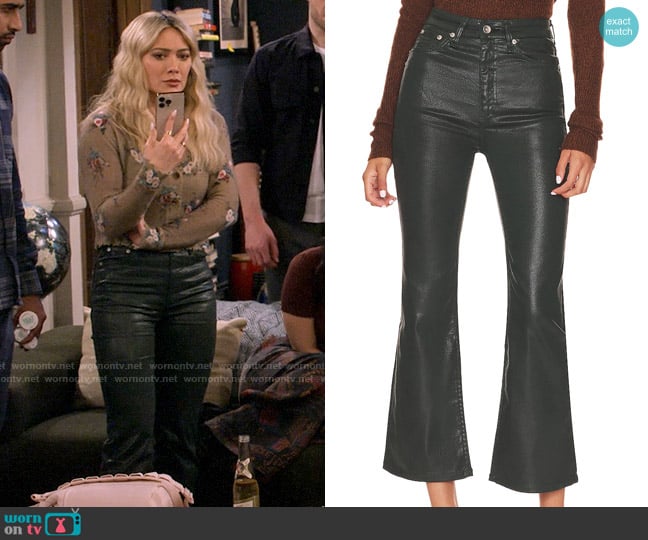 Rag and Bone Casey Coated Jeans worn by Sophie (Hilary Duff) on How I Met Your Father