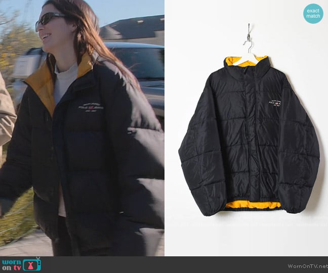 Ralph Lauren Polo Jeans Down Puffer Jacket worn by Kendall Jenner (Kendall Jenner) on The Kardashians