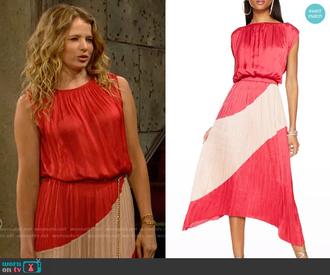 Ramy Brook Adena Dress worn by Summer Newman (Allison Lanier) on The Young and the Restless