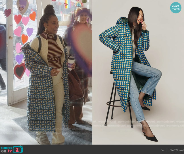 Canada Goose x Reformation Mystique Parker worn by Dr. Nya Wallace (Karen Pittman) on And Just Like That
