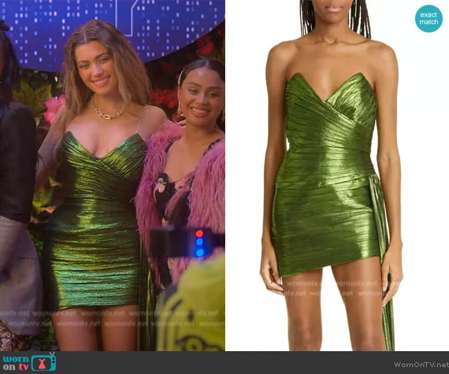 Retrofete Danielle Dress worn by Lauryn (Amelie Zilber) on Grown-ish