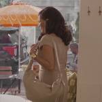 Seema’s white leather bag on And Just Like That