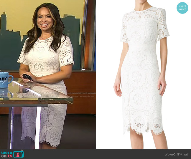 Shoshanna Marmande Dress worn by Adelle Caballero on Today