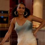 Sondi’s ombre slip dress on Run the World