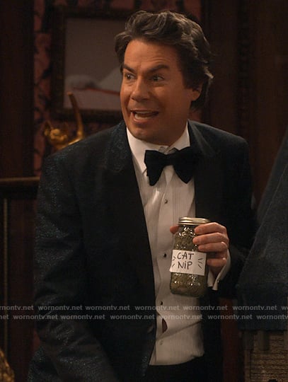 Spencer’s metallic blue tux jacket on iCarly