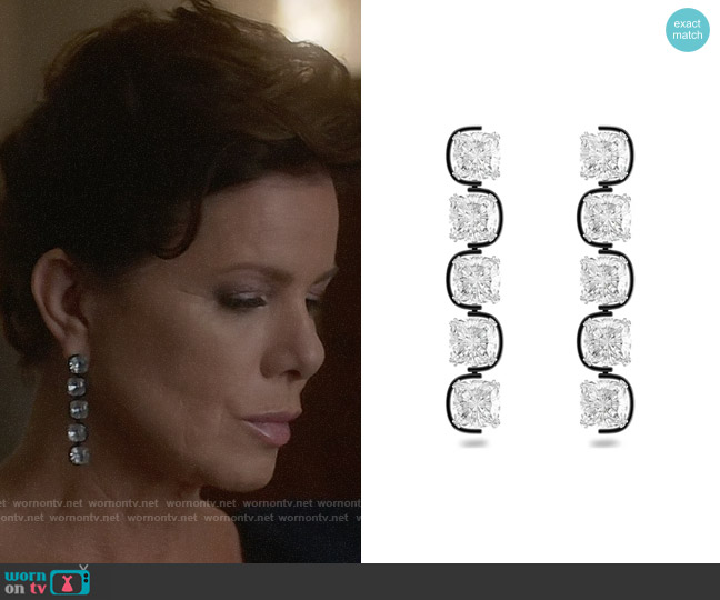 Swarovski Harmonia Earrings worn by Margaret Wright (Marcia Gay Harden) on So Help Me Todd