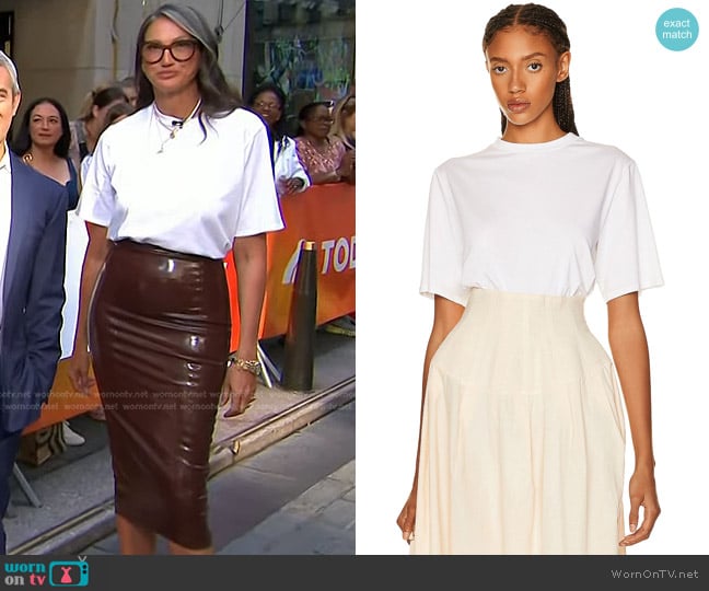 The Row Chiara Top worn by Jenna Lyons on Today