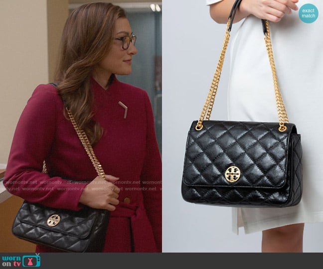 Tory Burch Willa Shoulder Bag worn by Susan (Inga Schlingmann) on So Help Me Todd