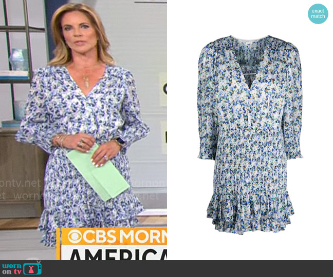 Veronica Beard Darrah Dress worn by Natalie Morales on CBS Mornings