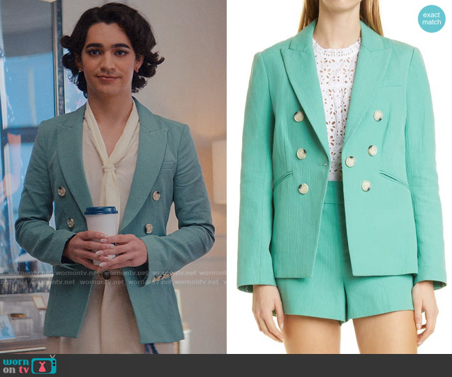 Veronica Beard Emsley Cotton & Linen Jacket worn by Marco Mejia (Miss Benny) on Glamorous