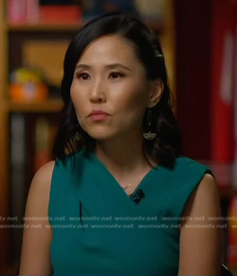 Vicky’s green dress on NBC News Daily