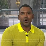 Justin’s yellow polo shirt on Today