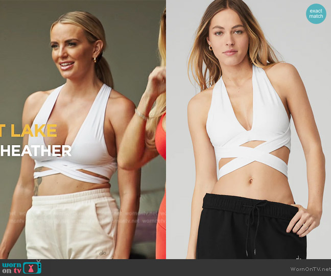 Alo Switch It Up Bra worn by Whitney Rose on The Real Housewives Ultimate Girls Trip