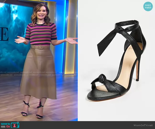 Alexandre Birman Clarita Sandals worn by Rebecca Jarvis on Good Morning America