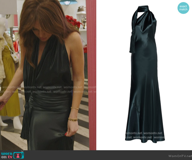 Bottega Veneta Chintz Tassle Gown worn by Brynn Whitfield on The Real Housewives of New York City