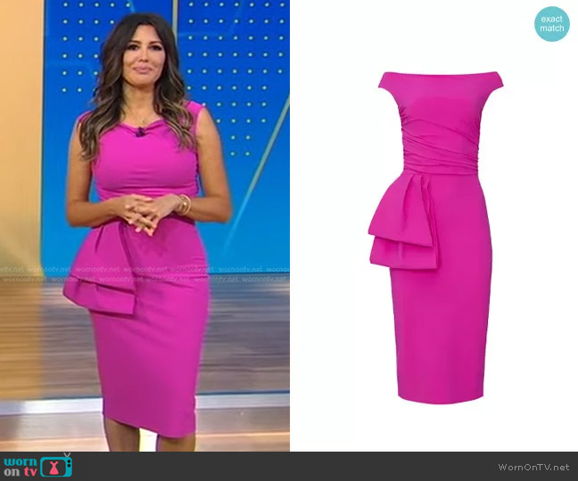Chiara Boni La Petite Robe Cassie Dress worn by Leslie Lopez on Good Morning America