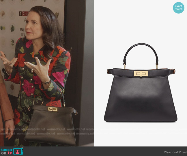 Fendi Peekaboo ISeeU Medium worn by Charlotte York (Kristin Davis) on And Just Like That