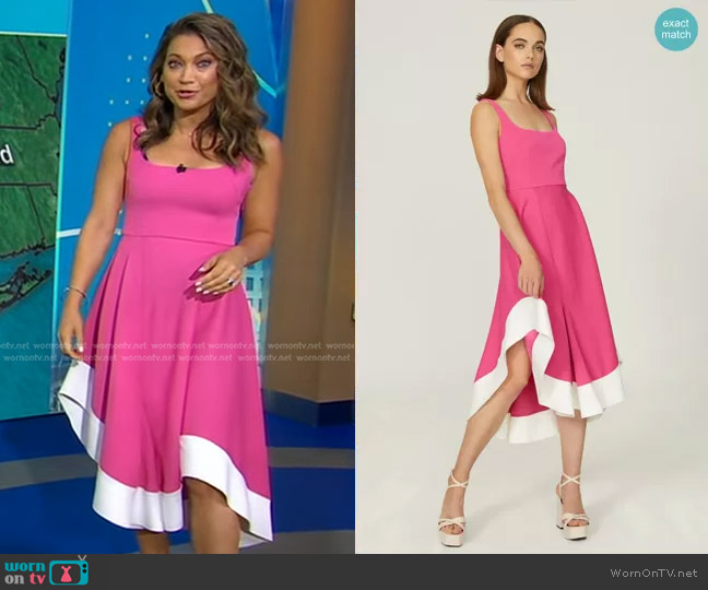 Esteban Cortazar Collective Flamenco Dress worn by Ginger Zee on Good Morning America