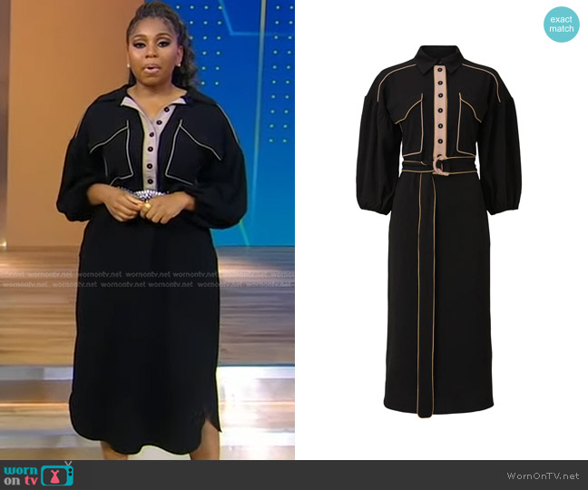 Hofmann Copenhagen Ina Shirtdress worn by Somara Theodore on Good Morning America