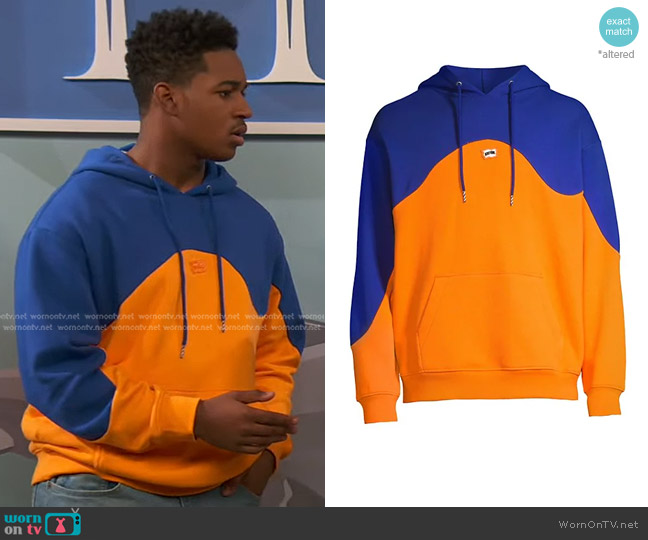 Icecream Wavy Cotton Hoodie worn by Booker Baxter (Issac Ryan Brown) on Ravens Home