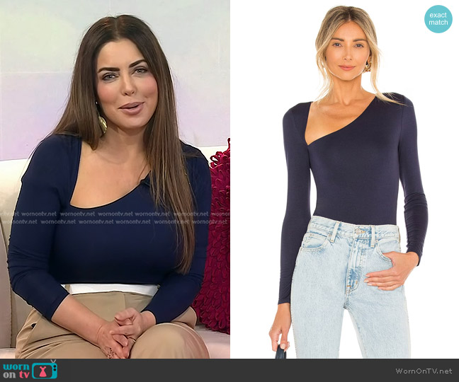 Lovers and Friends Cullen Bodysuit worn by Bobbie Thomas on Today