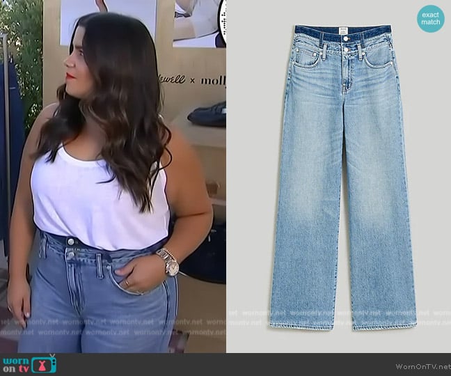 Madewell x Molly Dickson Dickson Double-Waistband Straight Jeans