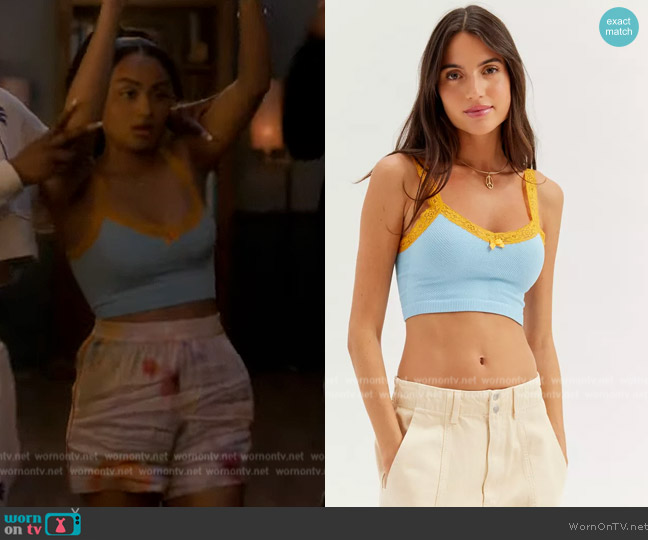 Urban Outfitters So Sweet Lace Seamless Bra Top worn by Kiela (Daniella Perkins) on Grown-ish