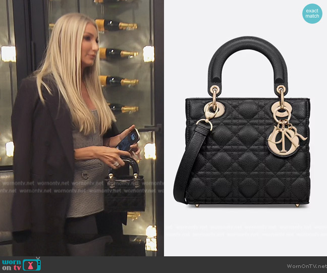 Dior Small Lady Dior Bag worn by Heather Bilyeu Altman on The Real Housewives of Orange County