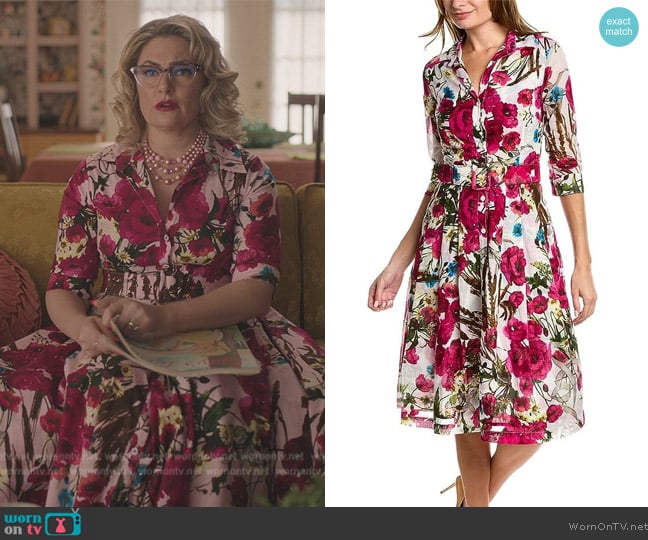 Samantha Sung Audrey 3 Shirtdress worn by Alice Cooper (Mädchen Amick) on Riverdale
