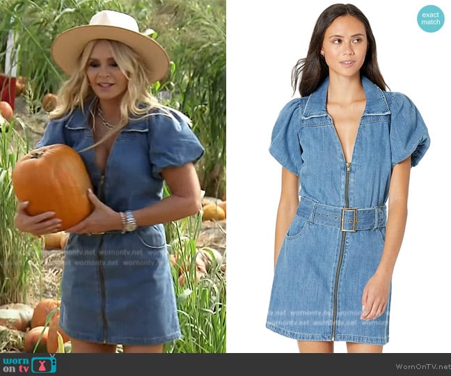 Show Me Your Me Your Mumu Oxford Mini Dress worn by Tamra Judge on The Real Housewives of Orange County
