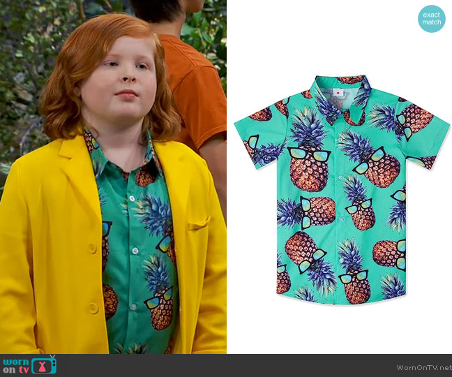 Unicomidea 3D Print Hawaiian Shirt worn by (Gracen Newton) on Bunkd