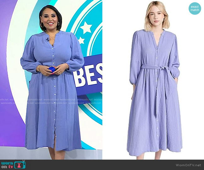 Xirena Selene Dress in Perri worn by Alejandra Ramos on Today