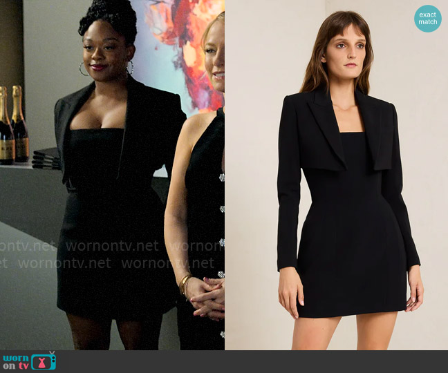 A.L.C. Elsie Dress worn by Izzy Letts (Jazz Raycole) on The Lincoln Lawyer
