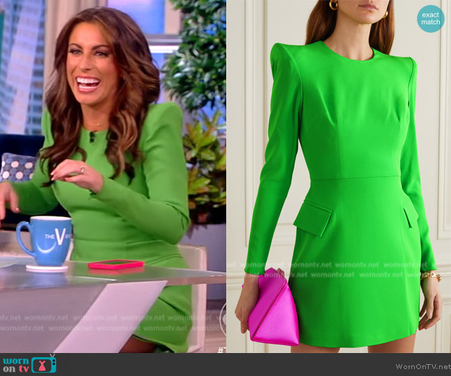 Alex Perry Rian Dress worn by Alyssa Farah Griffin on The View