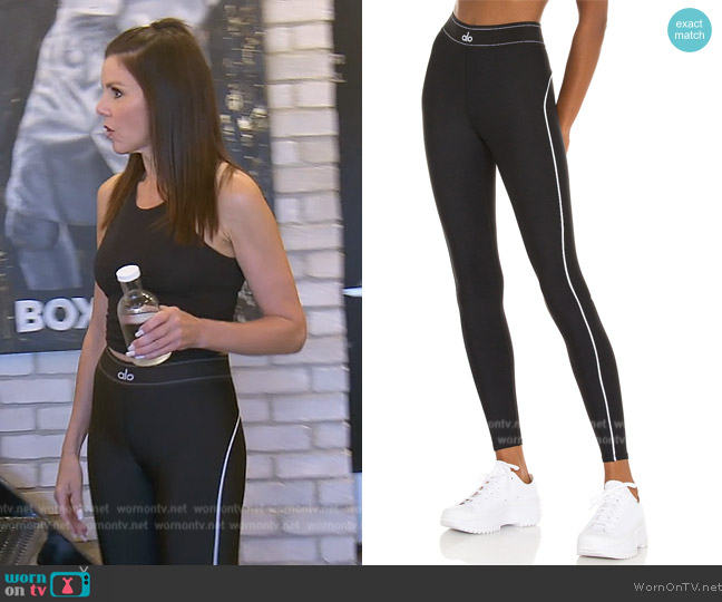 Alo High Waist Suit Up Legging worn by Heather Dubrow on The Real Housewives of Orange County