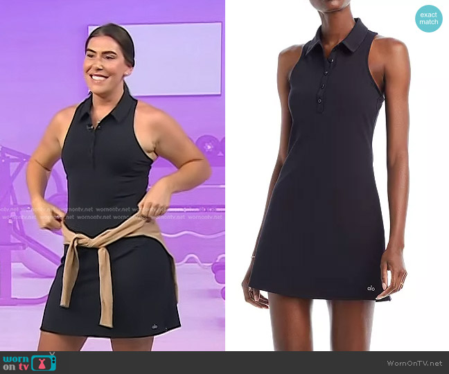 Alo Yoga Charmed Tennis Dress worn by Katie Stilo on Today