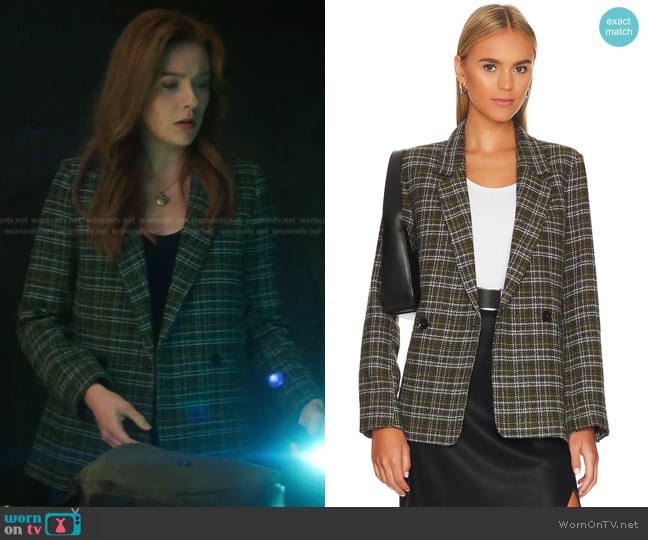 Anine Bing Madeleine Blazer worn by Nancy Drew (Kennedy McMann) on Nancy Drew