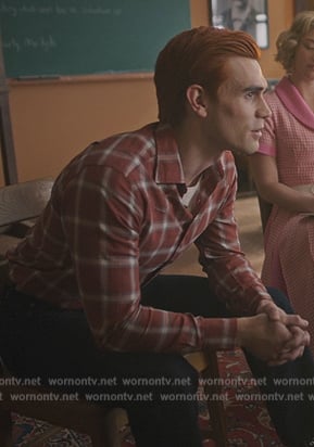 Archie’s red plaid shirt on Riverdale