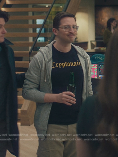 Cryptonaire print tee on Billions