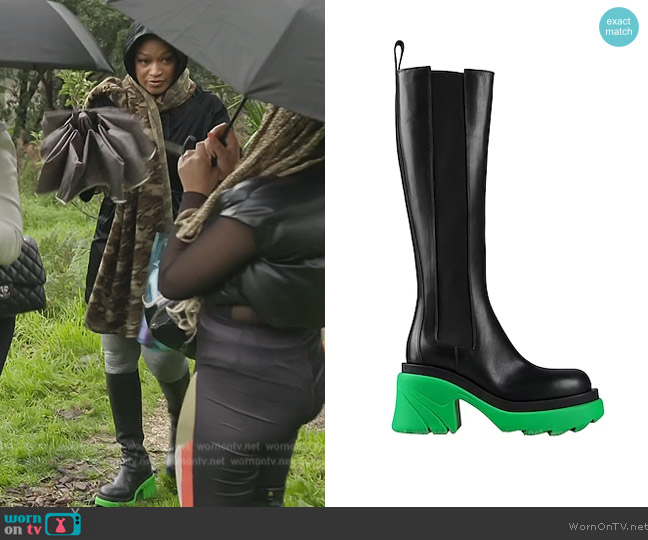 Bottega Veneta Boots worn by Monyetta on The Real Housewives of Atlanta