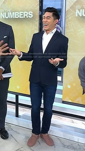 Brian Cheung’s pink sneakers on Today