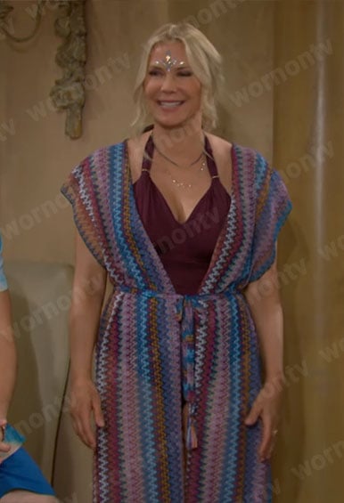 Brooke’s mermaid party outfit on The Bold and the Beautiful