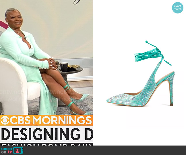 Cult of Coquette Diane Pumps worn by Claire Sulmers on CBS Mornings