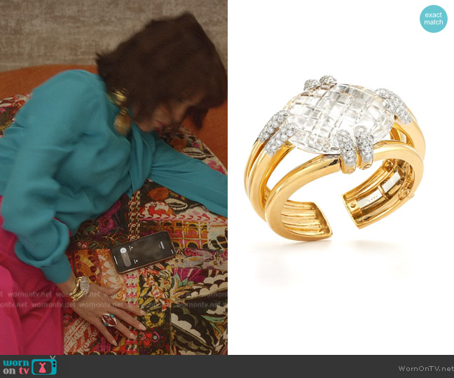 David Webb Notre Dame Cuff worn by Lisa Todd Wexley (Nicole Ari Parker) on And Just Like That